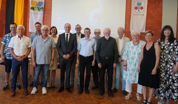 Gruppenfoto des Gemeinderates der Gemeinde Muggensturm ab Juli 2024